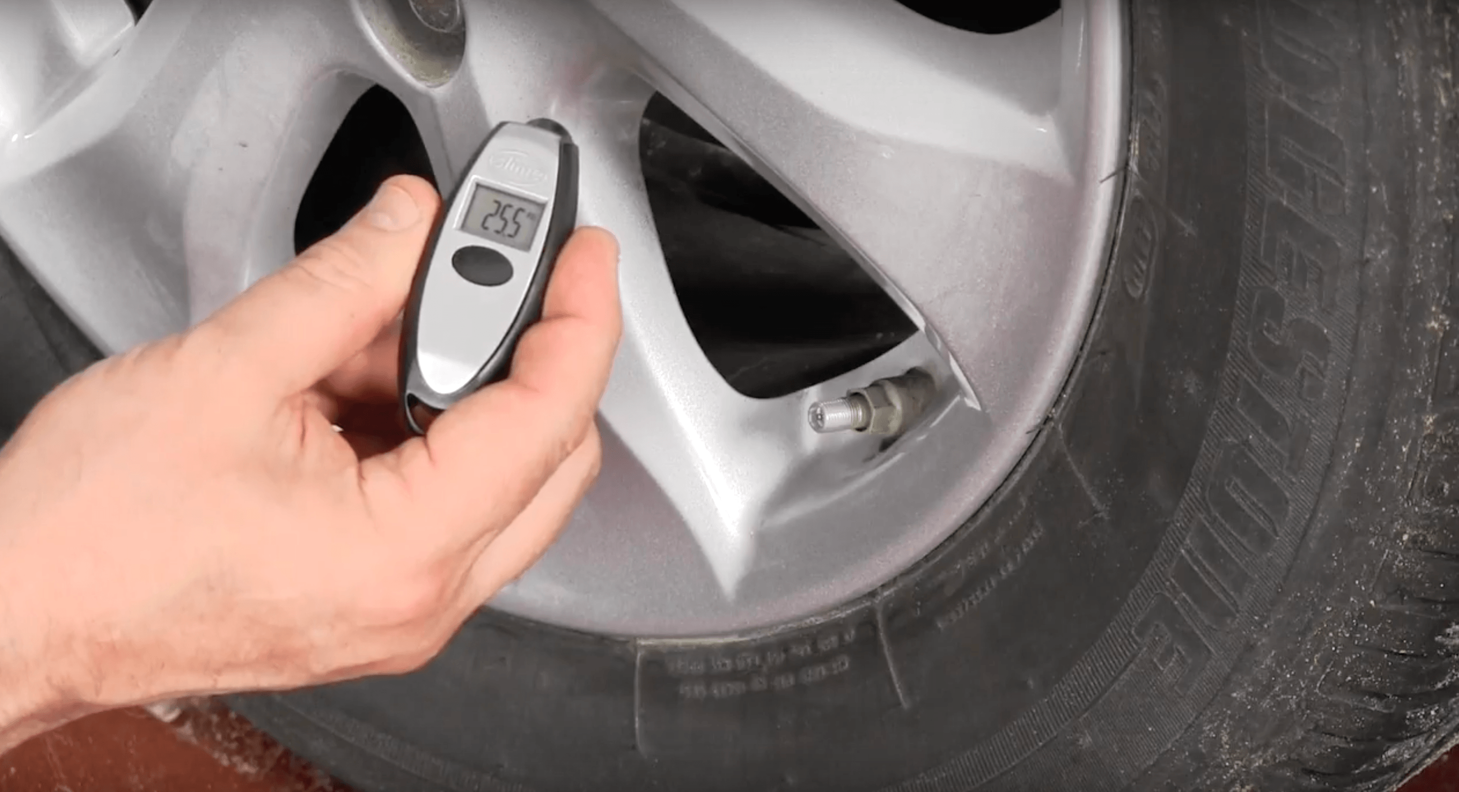 Reading tire pressure