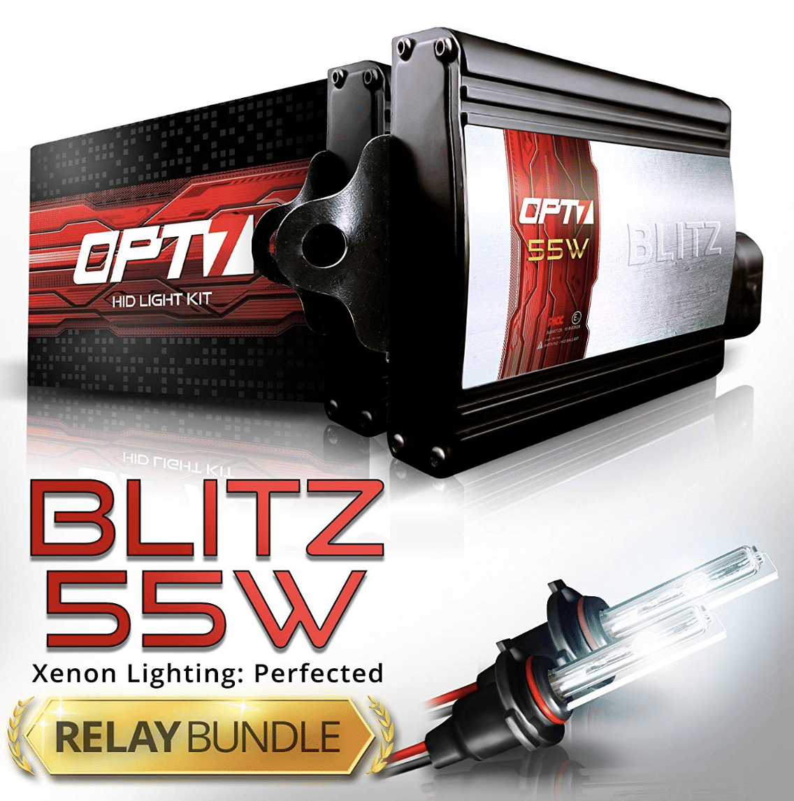 OPT7 Blitz 55w Hi Power 9006 HID Kit